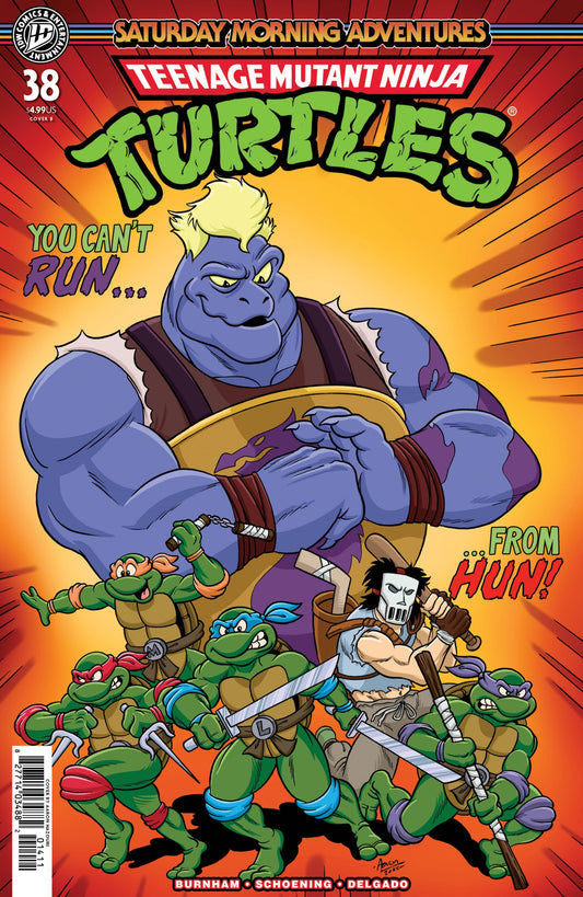 TEENAGE MUTANT NINJA TURTLES SATURDAY MORNING ADVENTURES #38 VAR B HAZOURI CVR B