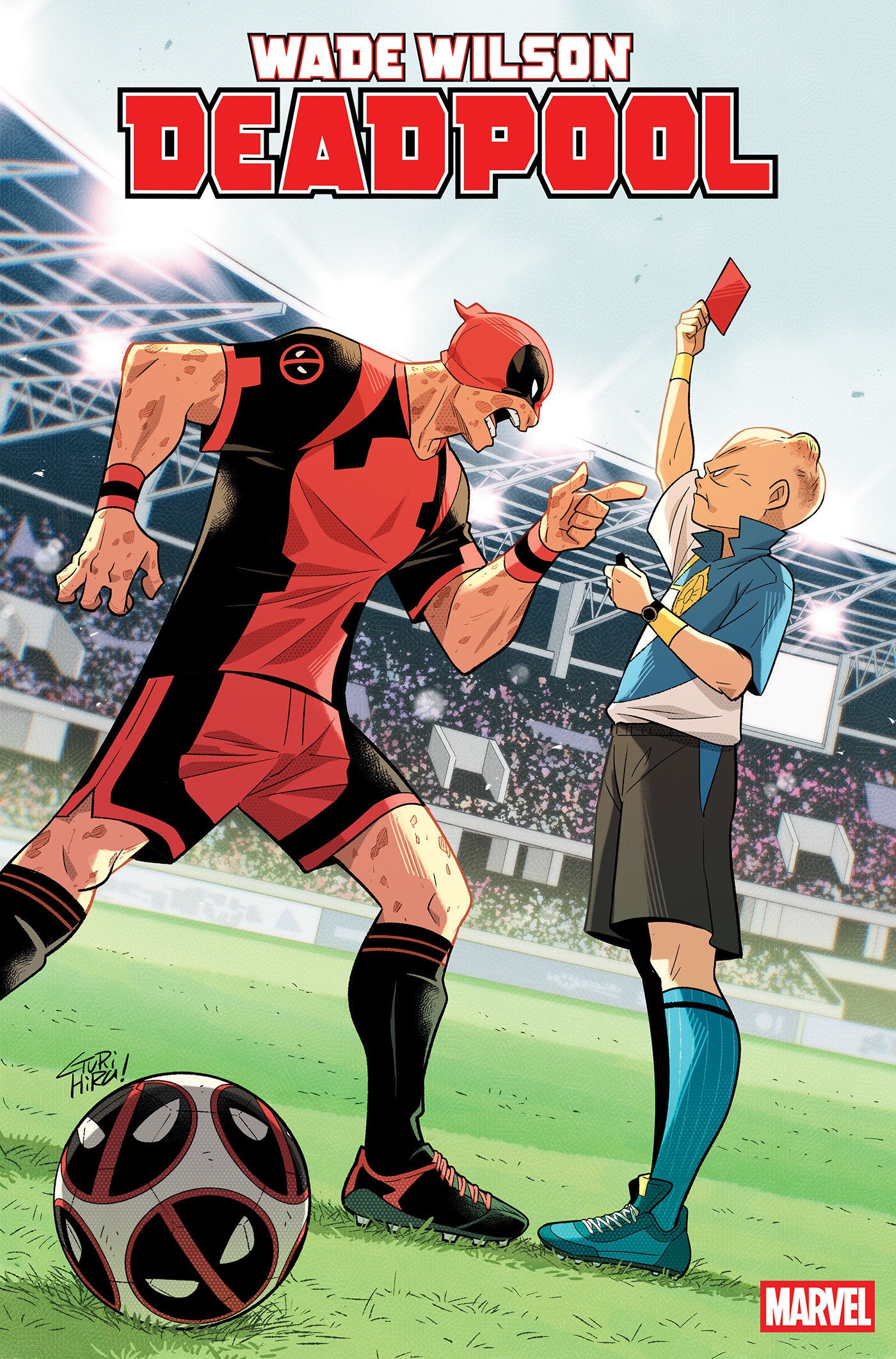 WADE WILSON DEADPOOL #5 GURIHIRU MARVEL SOCCER VAR CVR B