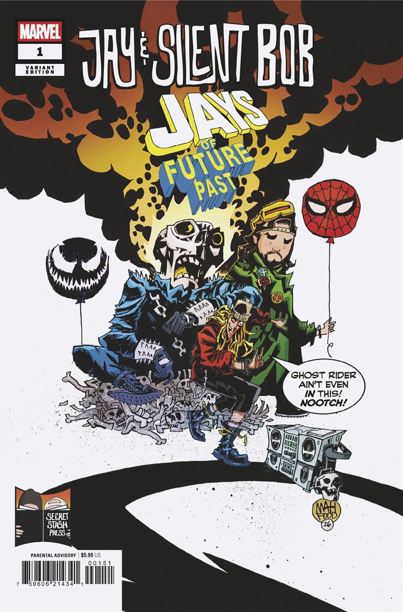 JAY AND SILENT BOB JAYS OF FUTURE PAST #1 JIM MAHFOOD VAR CVR E