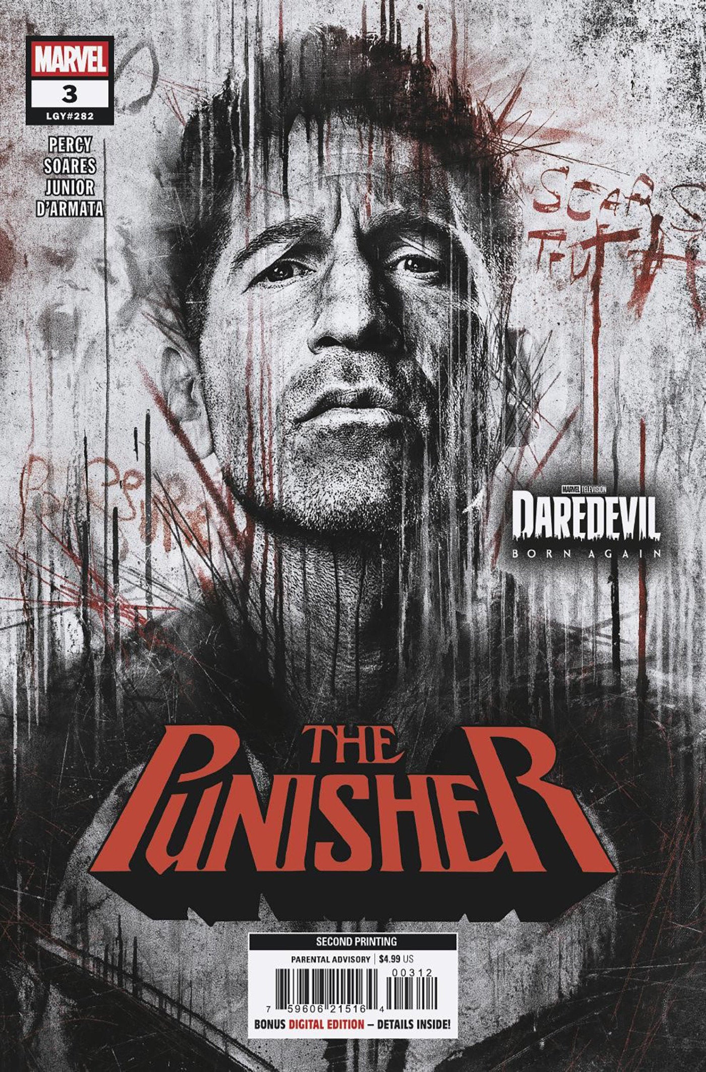 PUNISHER #3 MARVEL TELEVISION 2ND PRINTING VAR CVR A