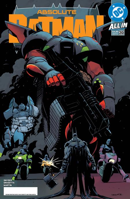 ABSOLUTE BATMAN #20 CVR A NICK DRAGOTTA Replacement copies/Second printing