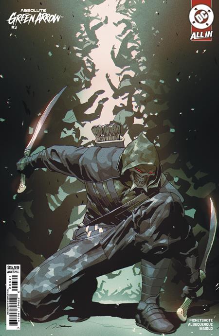 ABSOLUTE GREEN ARROW #3 CVR B GERALD PAREL CARD STOCK VAR OF 6