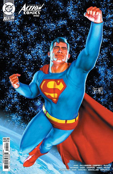 ACTION COMICS #1100 CVR B MARK SPEARS CARD STOCK VAR DC KO