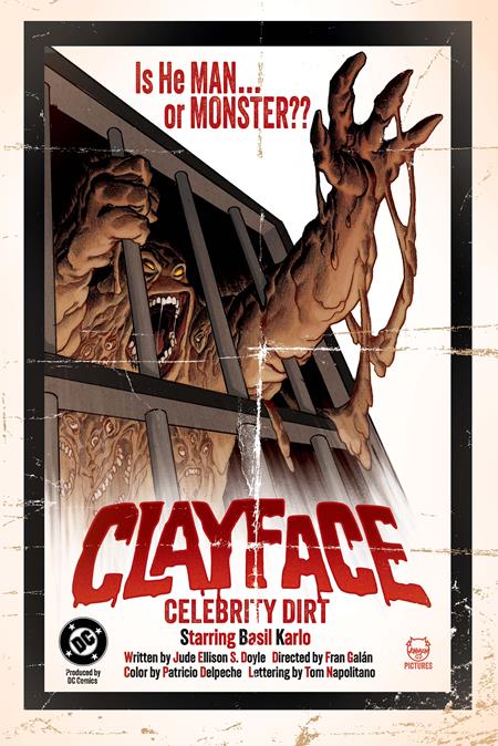CLAYFACE CELEBRITY DIRT #1 CVR C DAVE JOHNSON CARD STOCK VAR (OF 6)