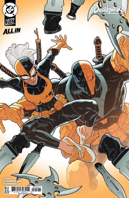 DEATHSTROKE THE TERMINATOR #5 CVR B JEFF SPOKES CARD STOCK VAR