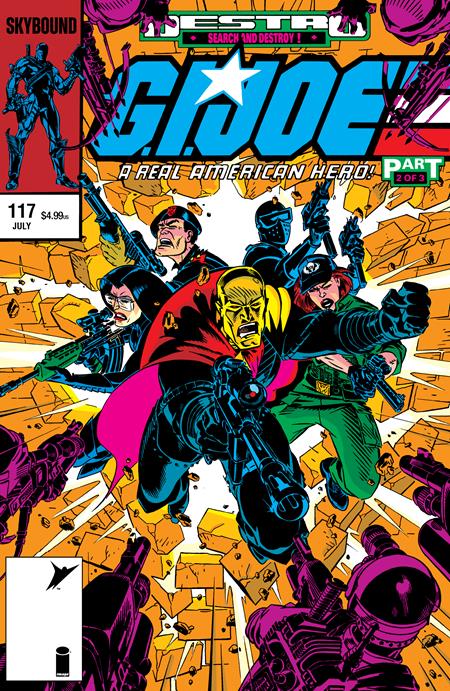 GI JOE A REAL AMERICAN HERO #117 HAMA FILES EDITION CVR C MICHAEL GOLDEN FOIL VAR