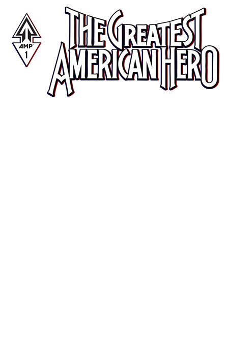 GREATEST AMERICAN HERO #1 CVR E BLANK SKETCH VAR OF 5