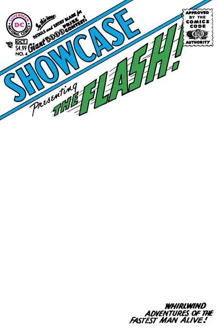 SHOWCASE #4 FACSIMILE EDITION CVR B BLANK CARD STOCK VAR