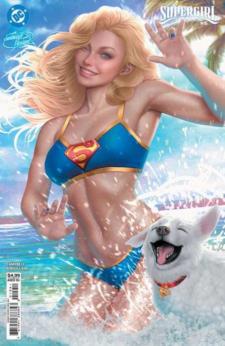 SUPERGIRL #15 CVR E ARIEL DIAZ SWIMSUIT CARD STOCK VAR THE REIGN OF THE SUPERBOYS