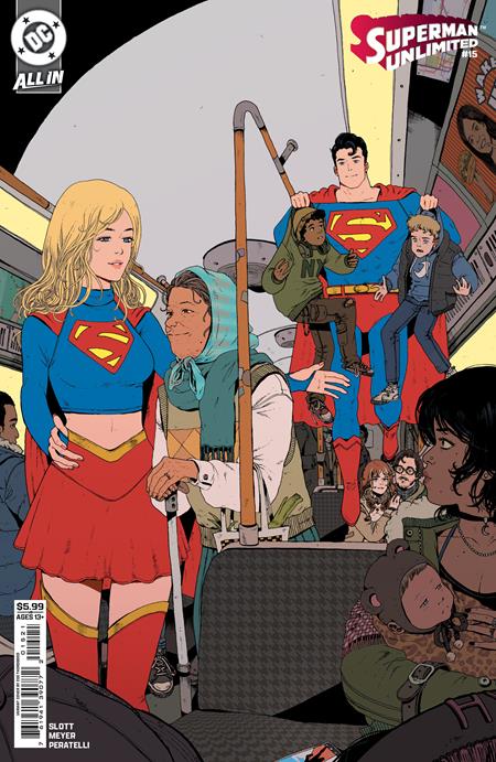 SUPERMAN UNLIMITED #15 CVR B ZOE THOROGOOD CARD STOCK VAR THE REIGN OF THE SUPERBOYS