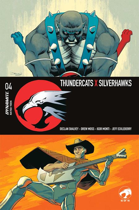 THUNDERCATS X SILVERHAWKS #4 CVR A DECLAN SHALVEY VAR