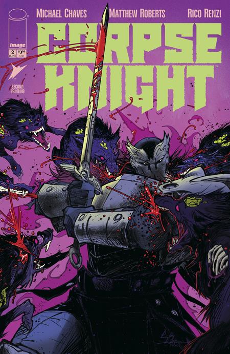 CORPSE KNIGHT #2 2ND PTG OF 6 CVR A
