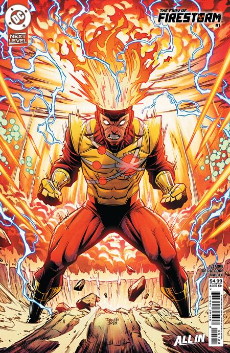 FURY OF FIRESTORM #1 SECOND PRINTING CVR B DIEGO OLORTEGUI CARD STOCK VAR OF 6
