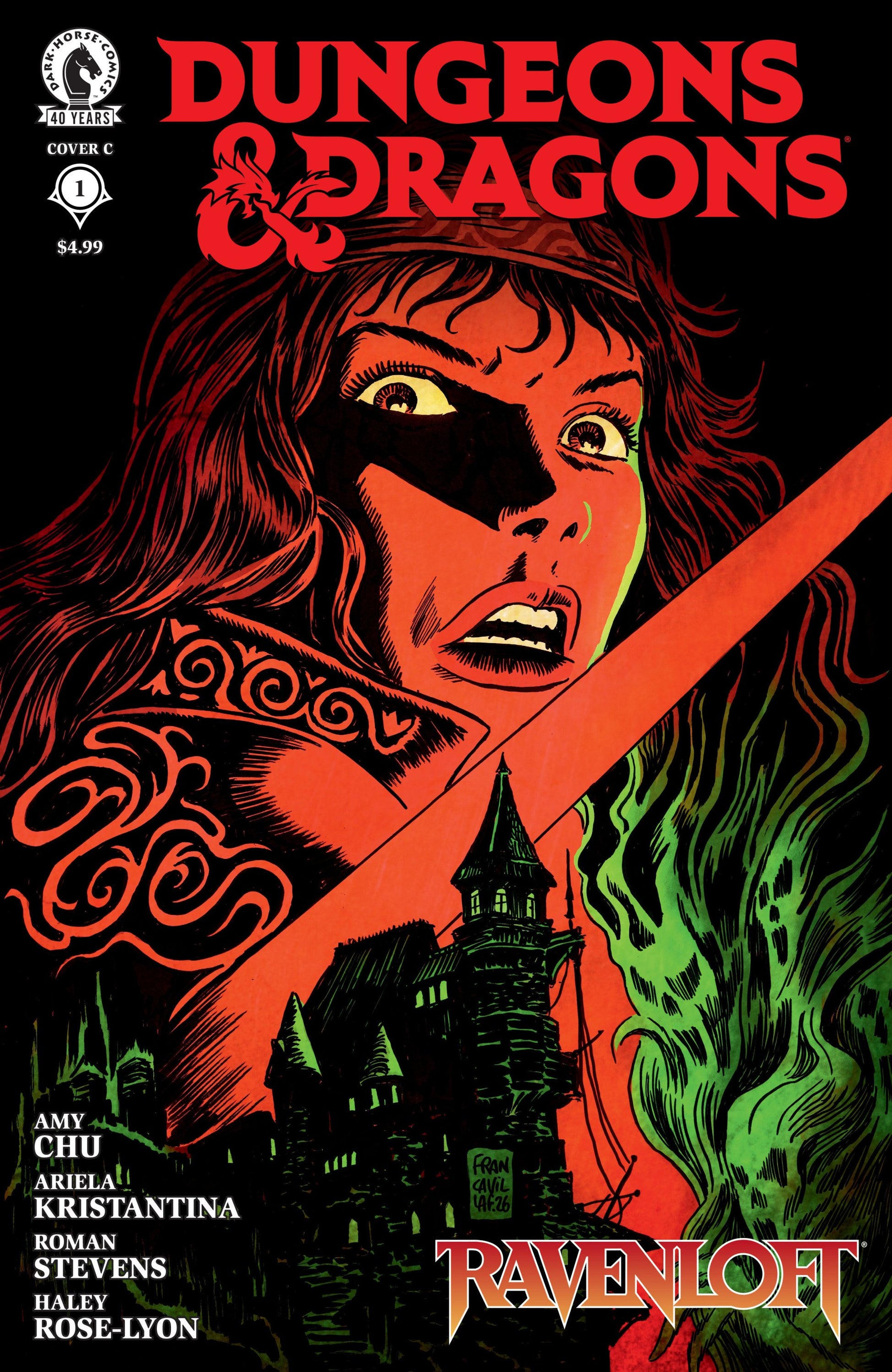 DUNGEONS AND DRAGONS RAVENLOFT #1 CVR C FRANCESCO FRANCAVILLA