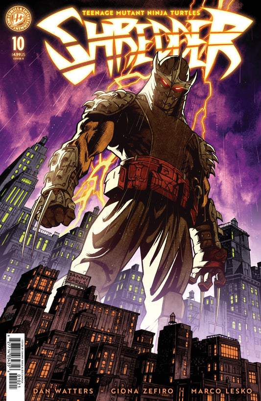 TEENAGE MUTANT NINJA TURTLES SHREDDER #10 VAR B EARLS CVR B