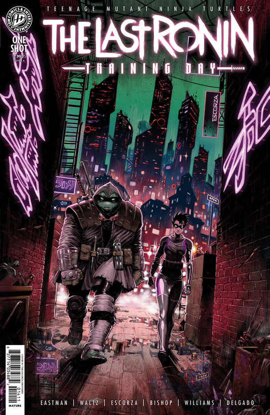 TEENAGE MUTANT NINJA TURTLES THE LAST RONIN--TRAINING DAY COVER A ESCORZA BROTHERS CVR A