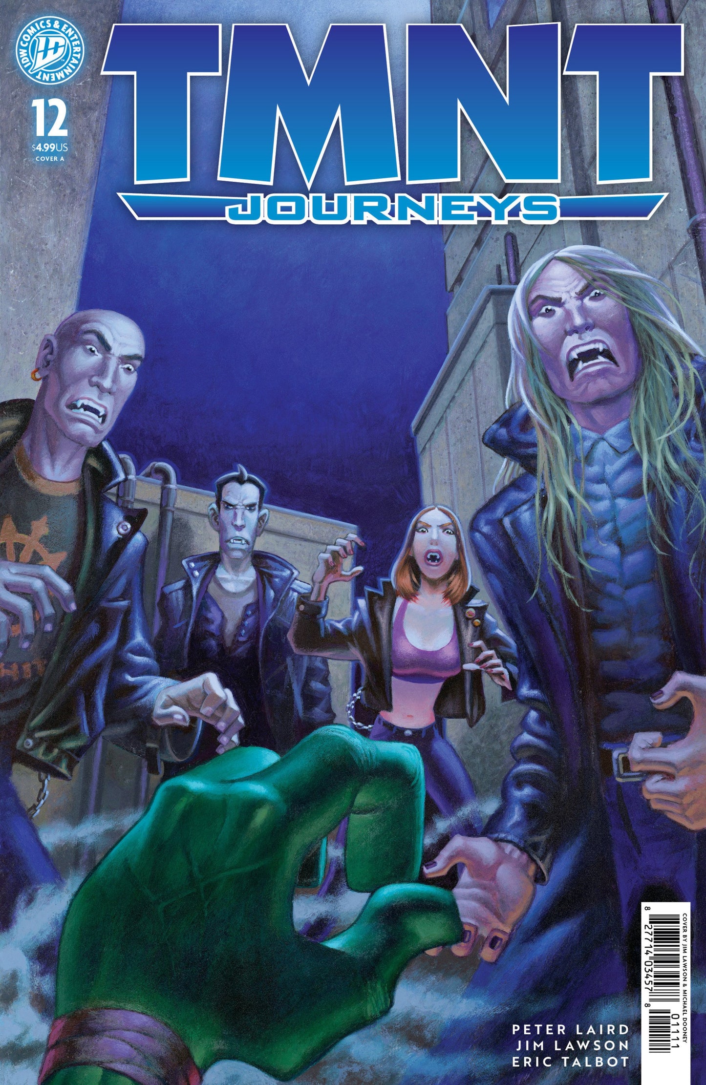 TMNT JOURNEYS #12 COVER A DOONEY AND LAWSON CVR A