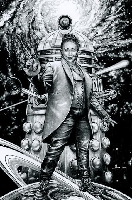 DOCTOR WHO CIRCUIT BREAKER #1 CVR F JAY ANACLETO VIRGIN INKS CARDSTOCK VAR OF 2