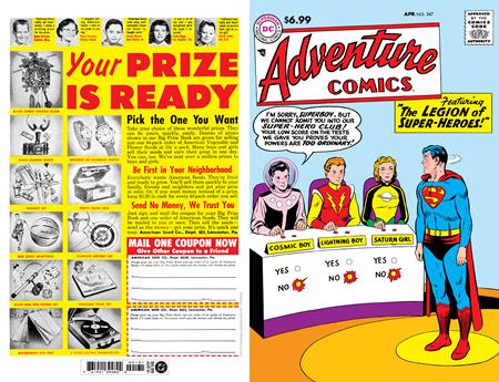 ADVENTURE COMICS #247 FACSIMILE EDITION CVR C CURT SWAN FOIL VAR