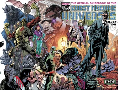 GHOST MACHINE THE OFFICIAL GUIDEBOOK #5 CVR B BRYAN HITCH & BRAD ANDERSON WRAPAROUND VAR (OF 5)