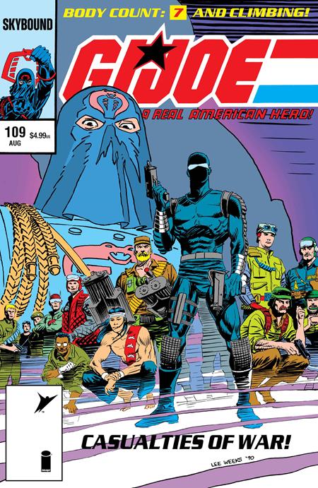 GI JOE A REAL AMERICAN HERO #109 HAMA FILES EDITION CVR C LEE WEEKS FOIL VAR