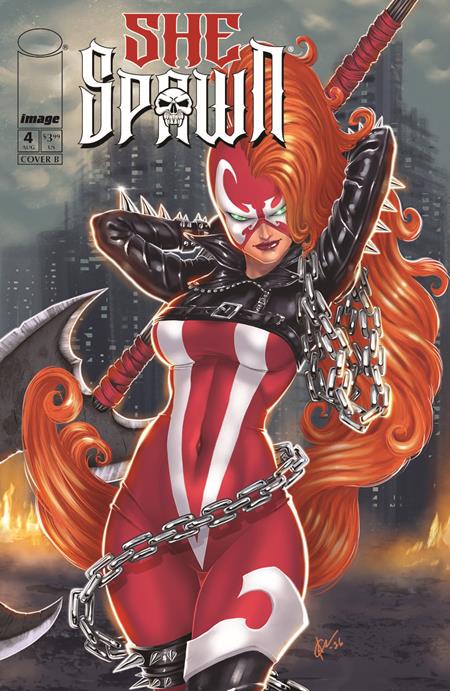SHE-SPAWN #4 CVR B DAVE HARRIGAN VAR (OF 5)