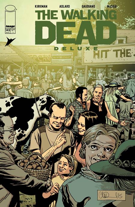 WALKING DEAD DELUXE #142 CVR B CHARLIE ADLARD & DAVE MCCAIG VAR