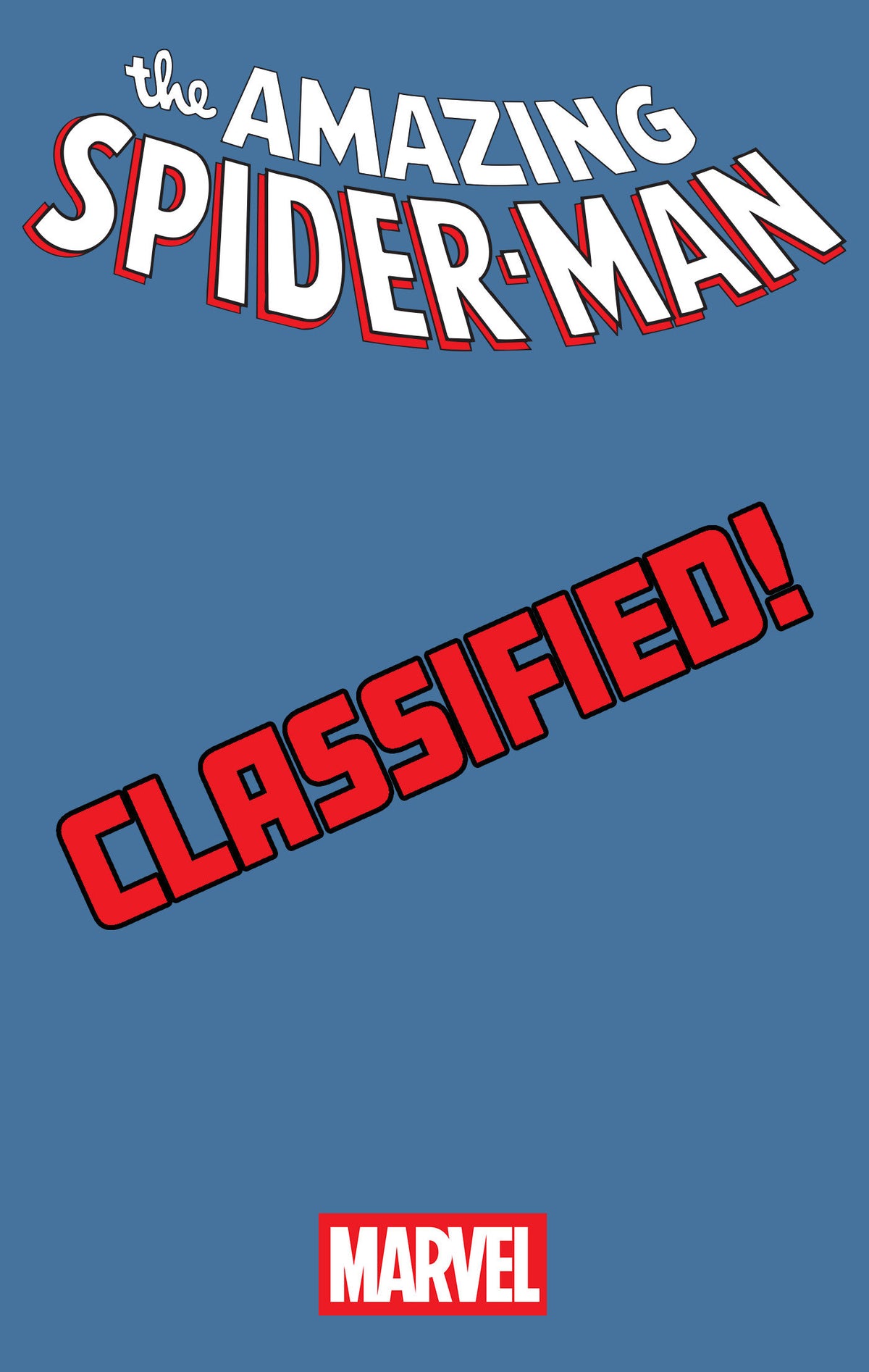 AMAZING SPIDER-MAN #35 TBD ARTIST CLASSIFIED FORESHADOW VAR CVR F