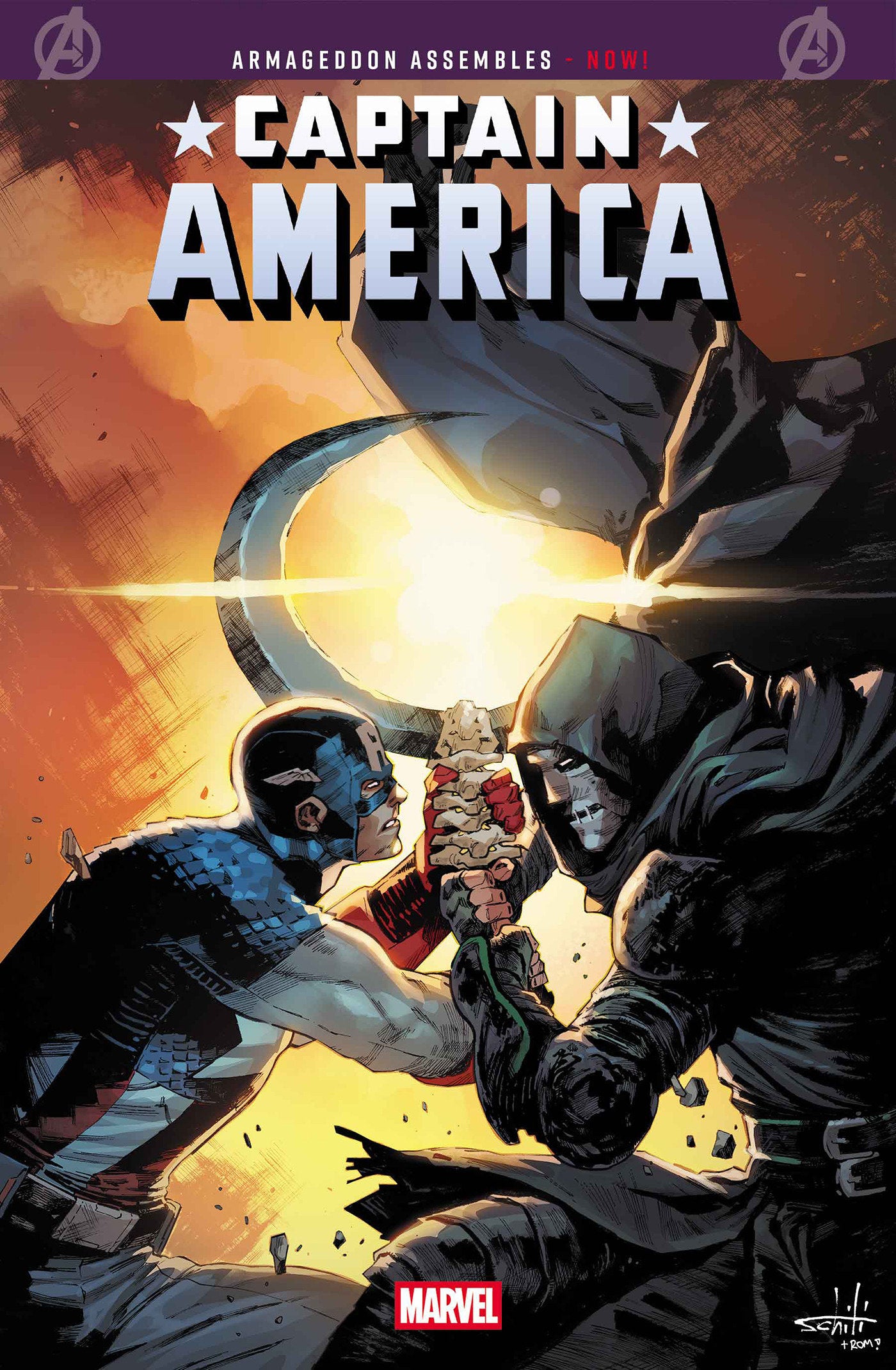 CAPTAIN AMERICA #14 ARM CVR A