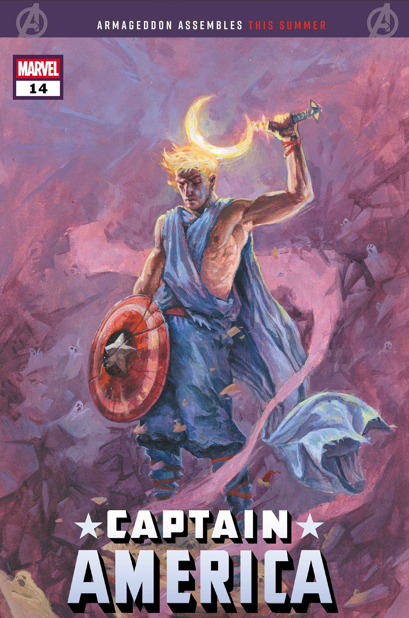 CAPTAIN AMERICA #14 DOMENICO CAVA CVR ARM CVR E