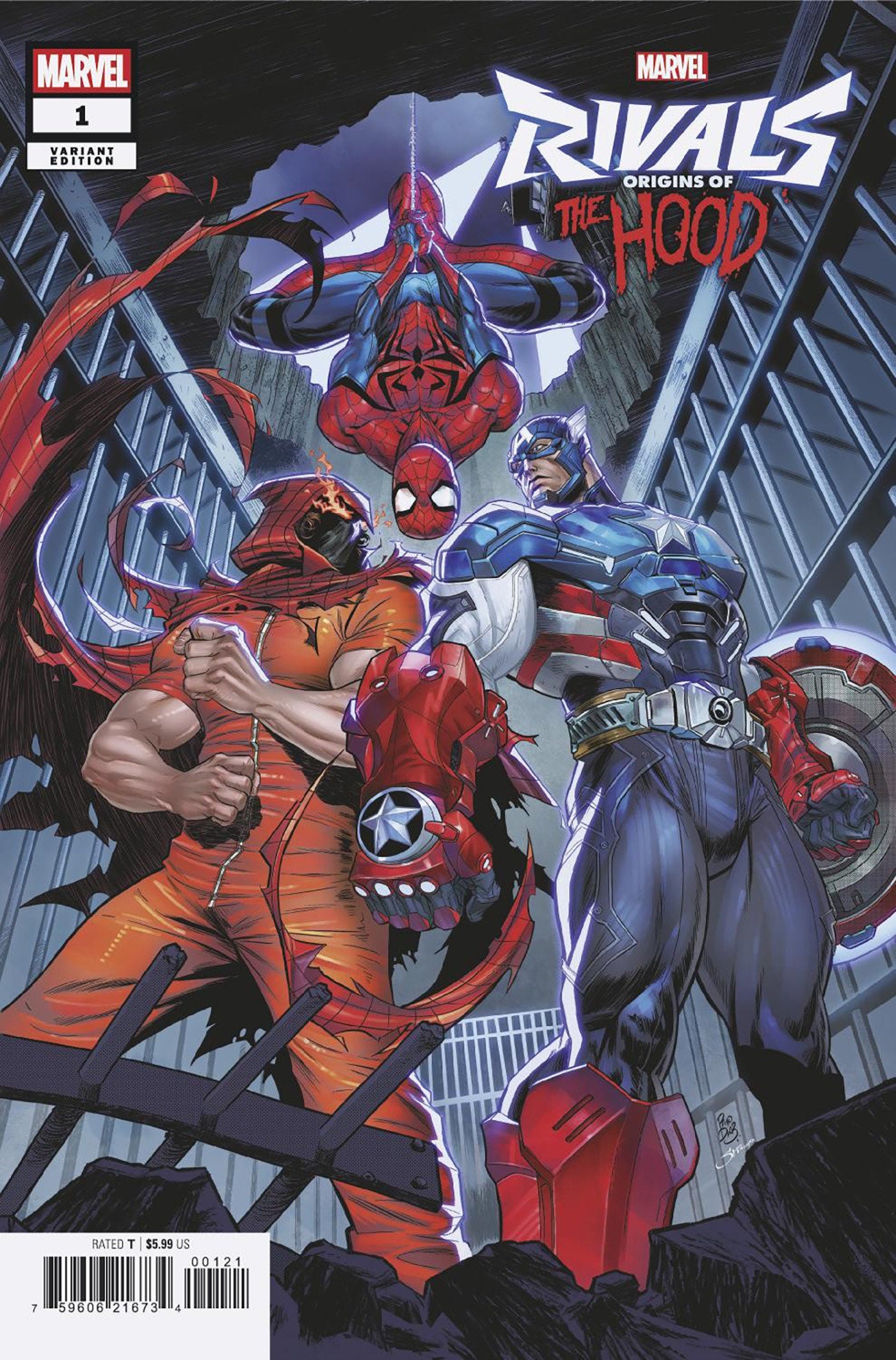 ORIGINS OF THE HOOD MARVEL RIVALS #1 FEDERICO SABBATINI VAR CVR B