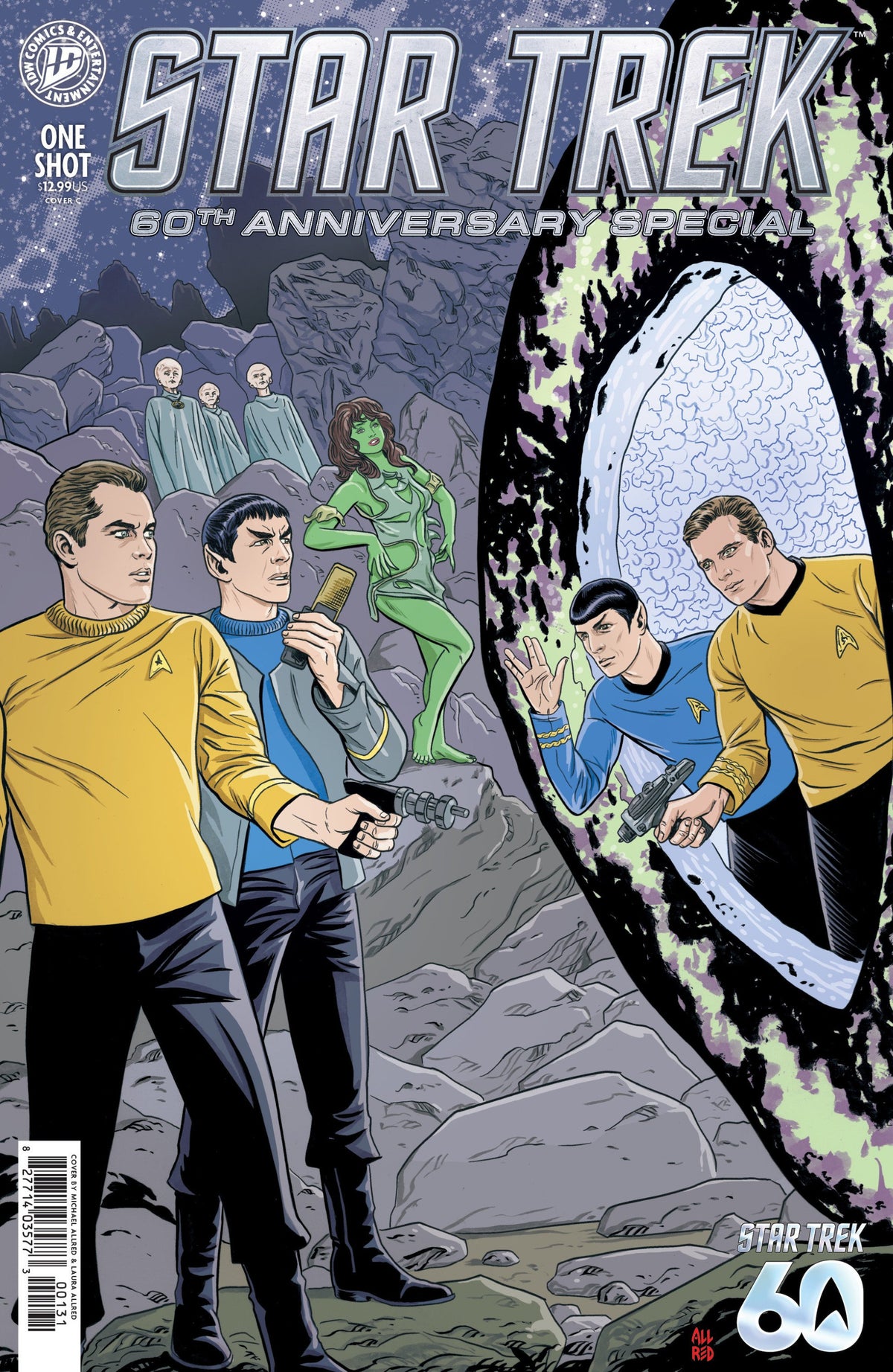 STAR TREK 60TH ANNIVERSARY SPECIAL VAR C FOIL ALLRED CVR C