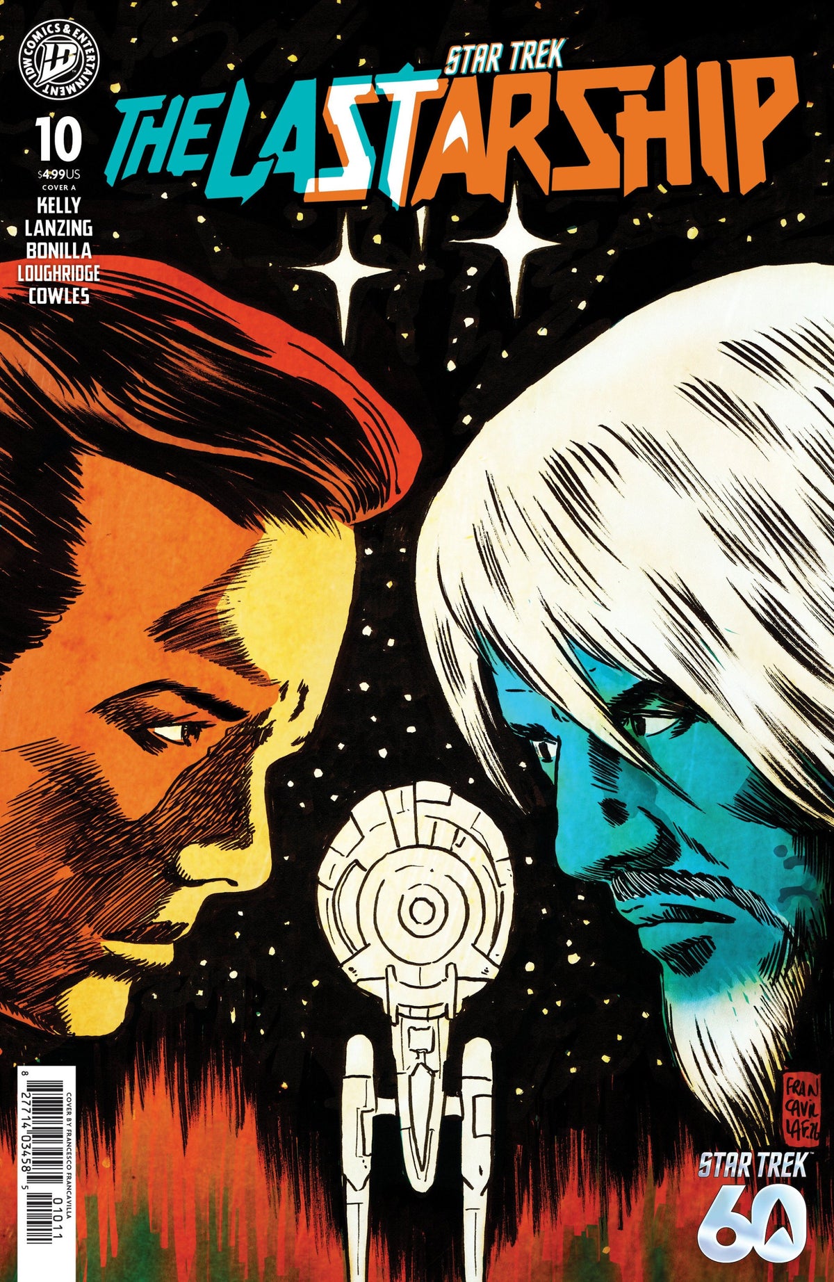 STAR TREK THE LAST STARSHIP #10 COVER A FRANCAVILLA CVR A