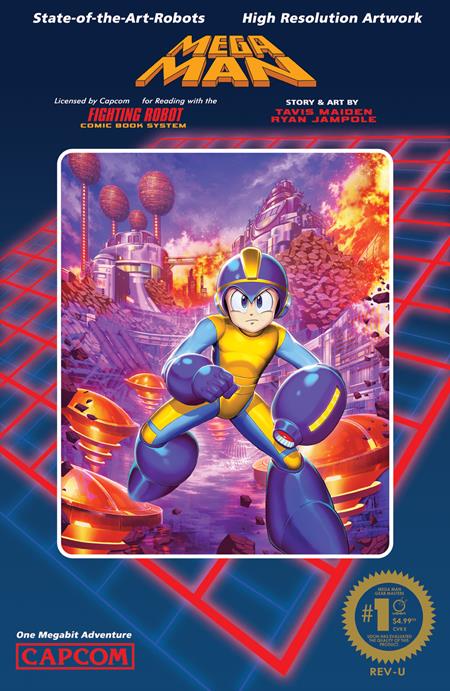 MEGA MAN GEAR MASTERS #1 CVR E INC 1:5 GENZOMAN VAR (OF 5)