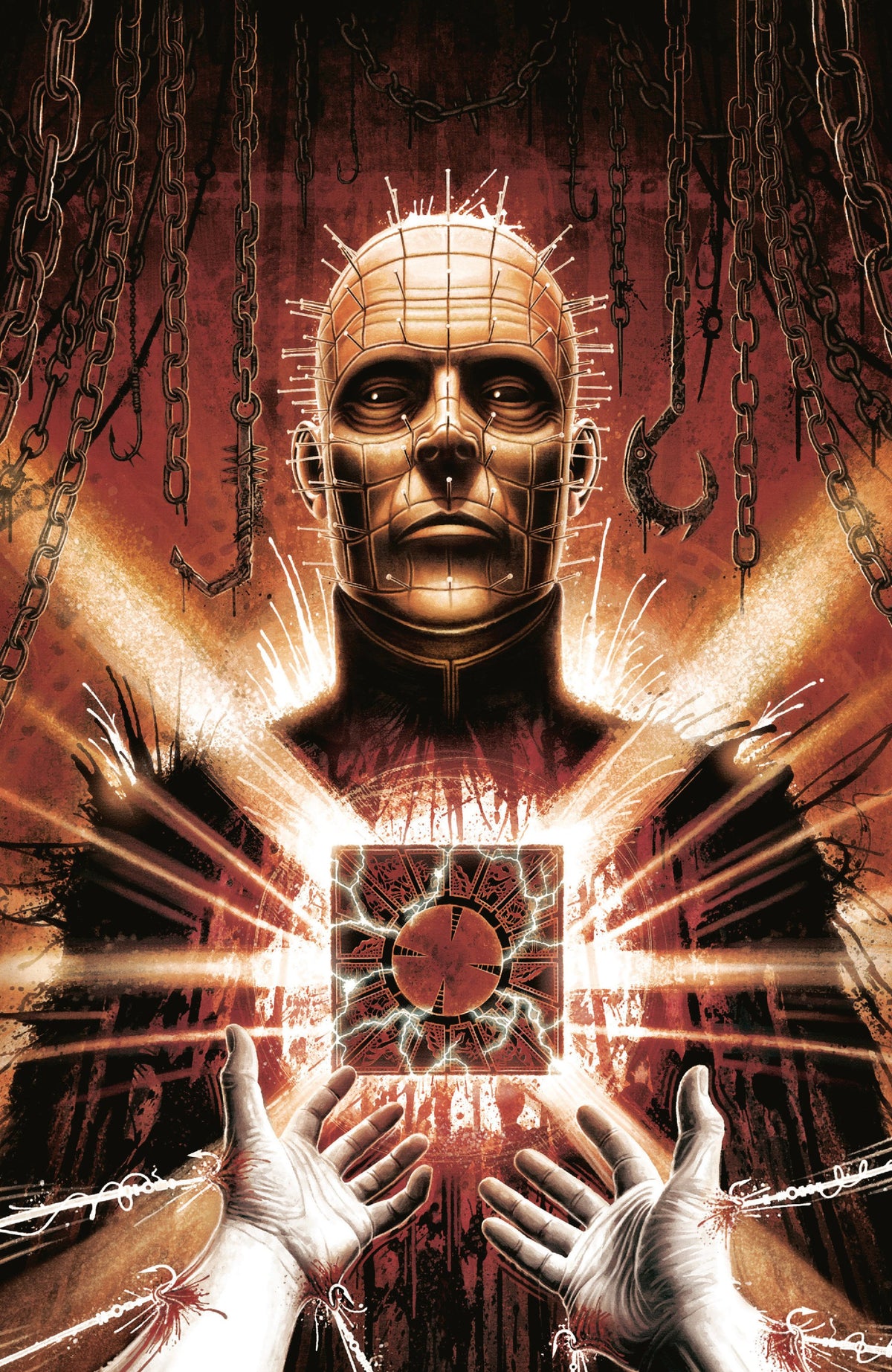 HELLRAISER RESURRECTIONS - NEW WOUNDS #1 F UNLIMITED VAR FULL ART SIMPSON CVR F