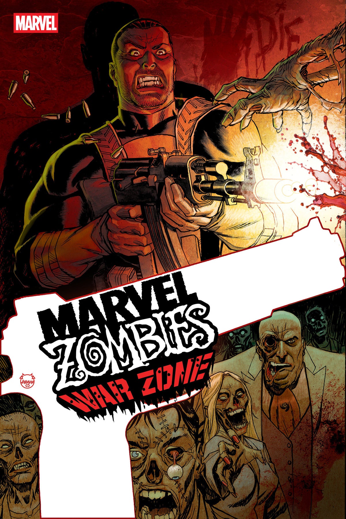 MARVEL ZOMBIES WAR ZONE #1 DAVE JOHNSON VAR CVR C