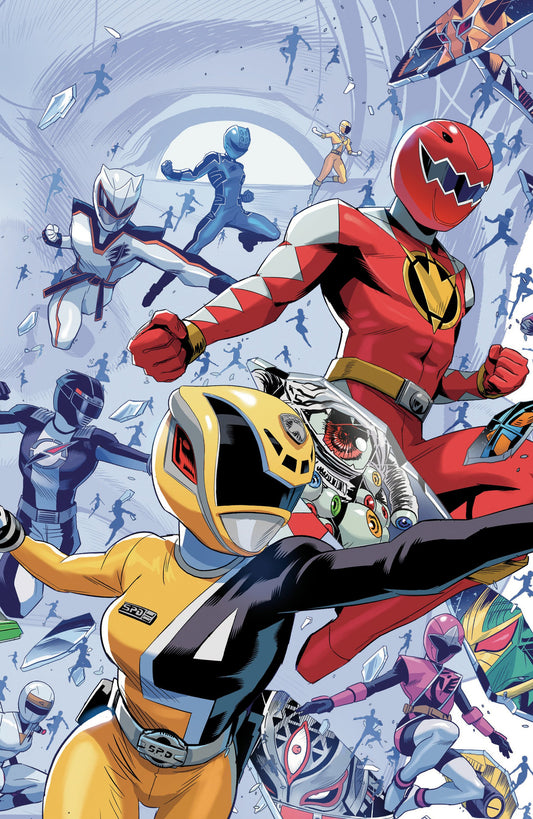 POWER RANGERS UNLIMITED #3 C EVERY RANGER EVER CARD STOCK CONNECTING VAR FULL ART ZONNO CVR C