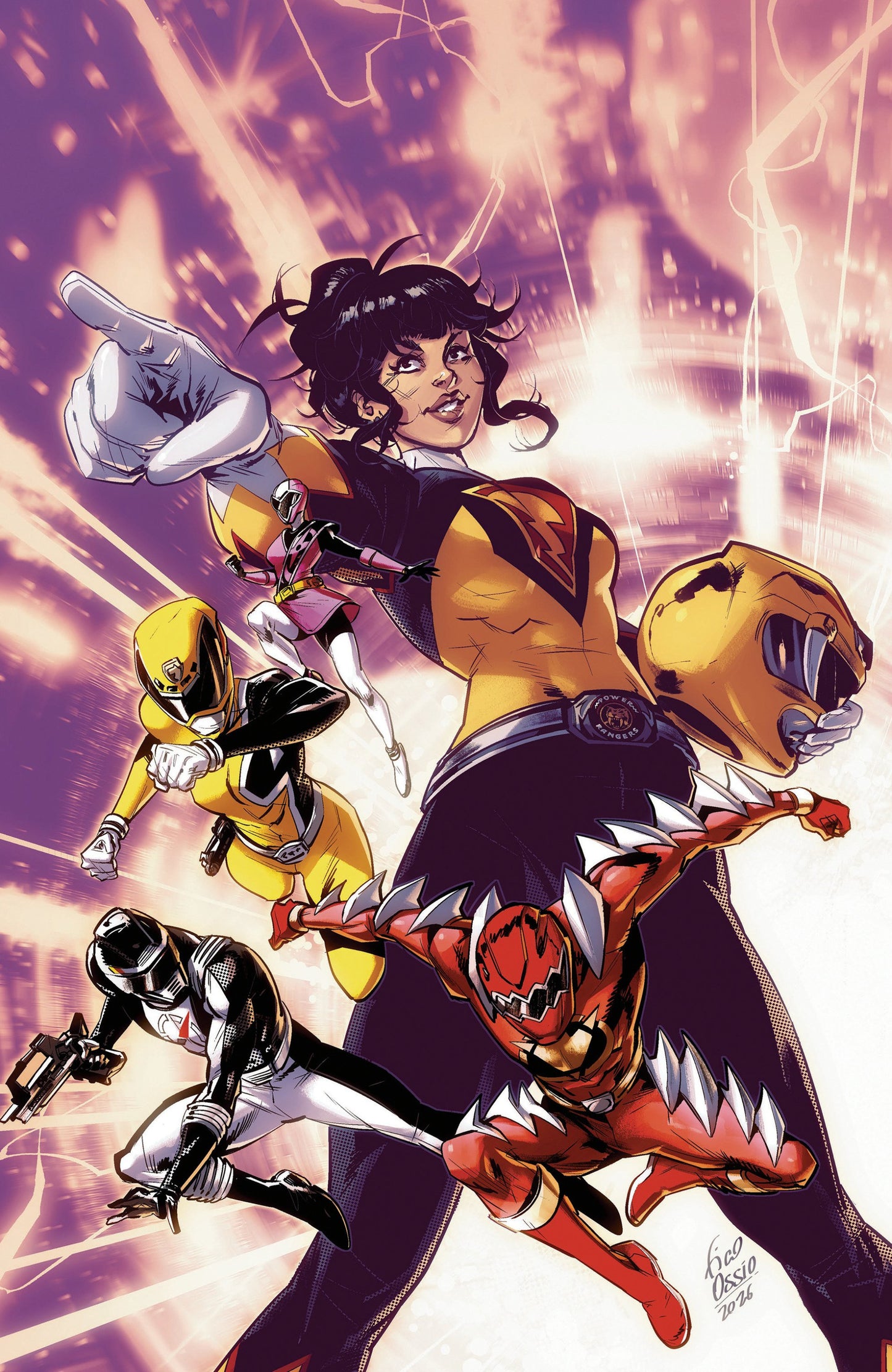 POWER RANGERS UNLIMITED #3 F 1:20 INCV VAR FULL ART OSSIO CVR F