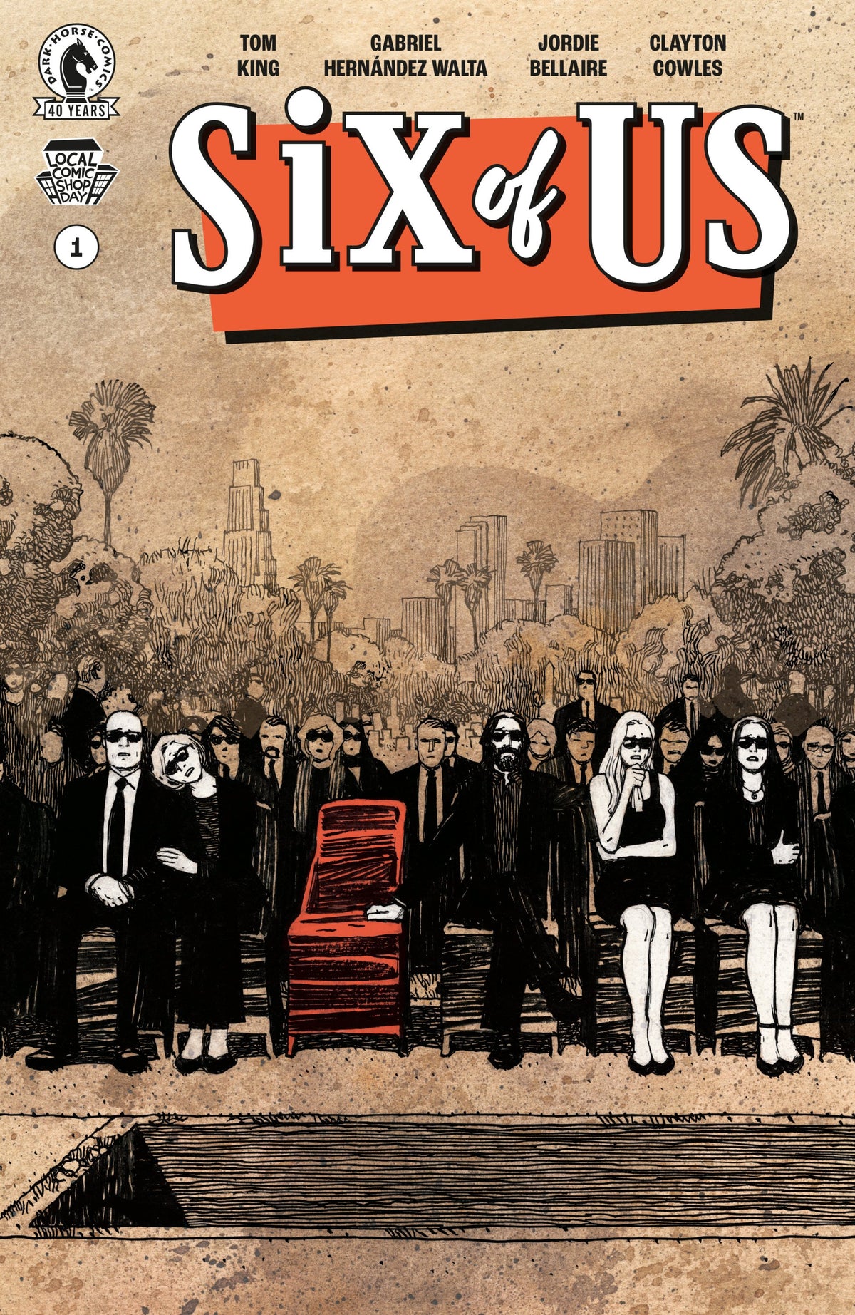 SIX OF US #1 CVR G GABRIEL HERNNDEZ WALTA LOCAL COMIC SHOP DAY