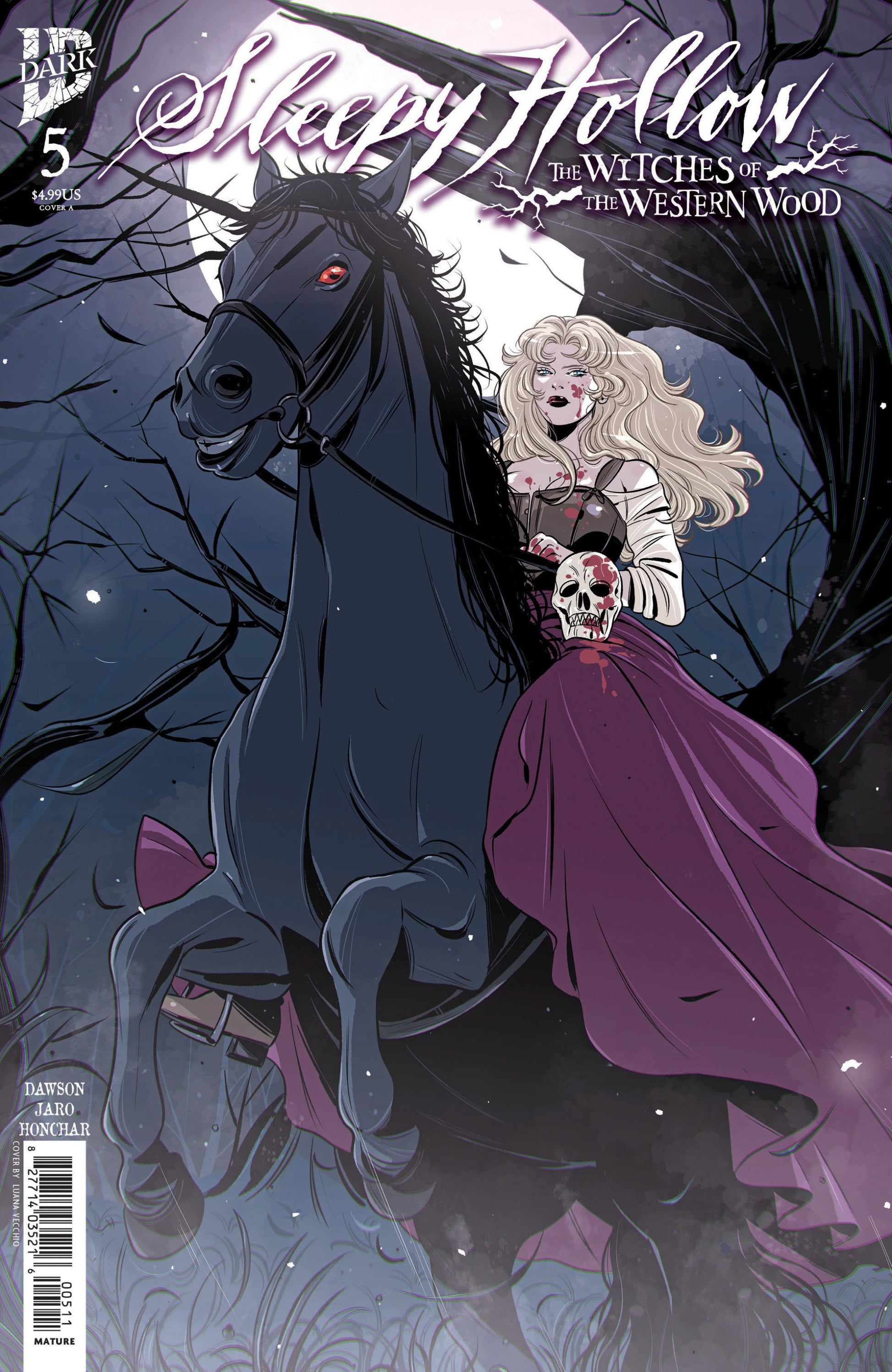 SLEEPY HOLLOW THE WITCHES OF THE WESTERN WOOD #5 COVER A VECCHIO CVR A