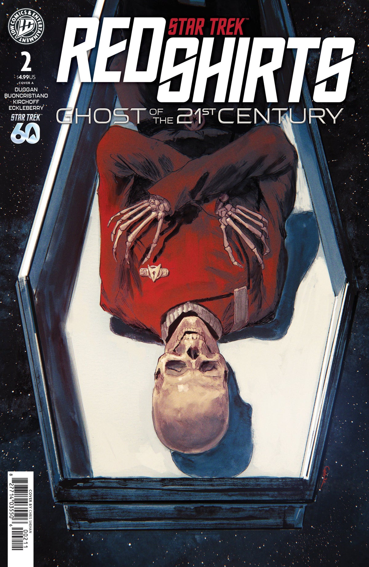 STAR TREK RED SHIRTS--GHOST OF THE 21ST CENTURY #2 COVER A SHEHAN CVR A