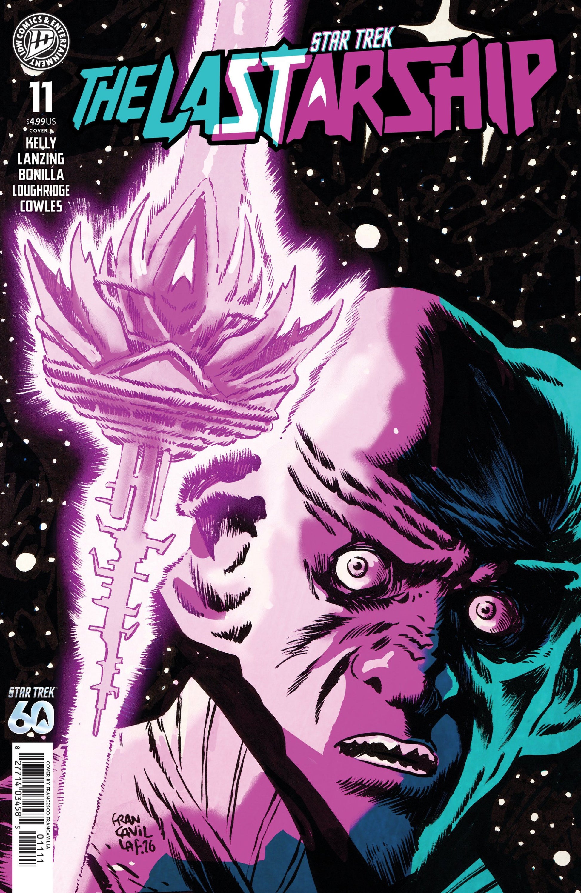 STAR TREK THE LAST STARSHIP #11 COVER A FRANCAVILLA CVR A