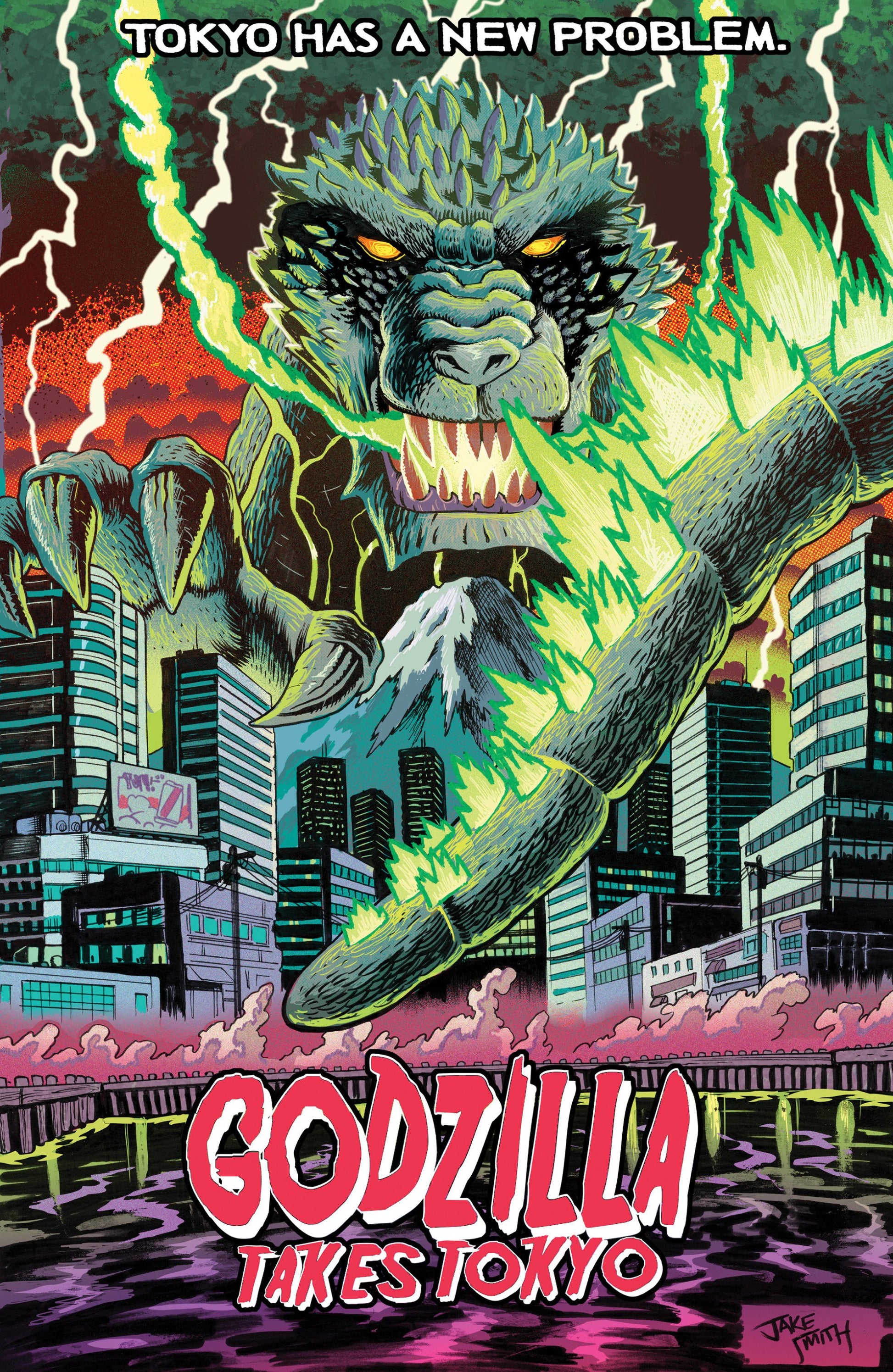 THE HORROR OF GODZILLA KAI-SEI ERA #2 VAR B SMITH MOVIE HOMAGE COVER CVR B