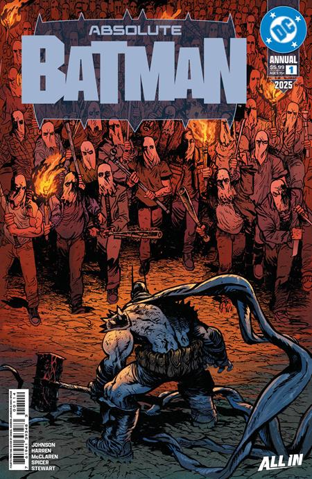 ABSOLUTE BATMAN 2025 ANNUAL #1 ONE SHOT FOURTH PRINTING CVR A DANIEL WARREN JOHNSON