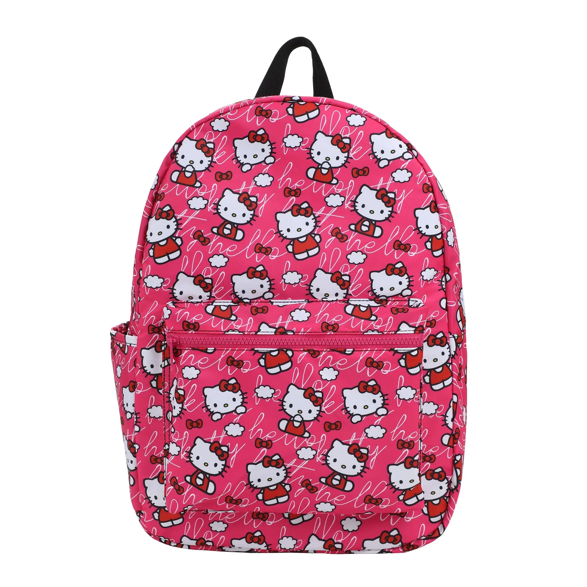 Hello Kitty Logo Toss AOP Travel Backpack