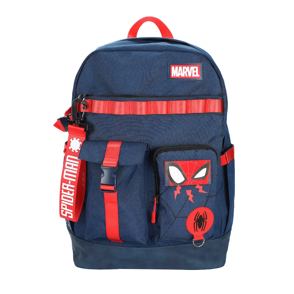 Spider-Man Classic Chibi Spider-Man 18.5” Adult Navy Backpack