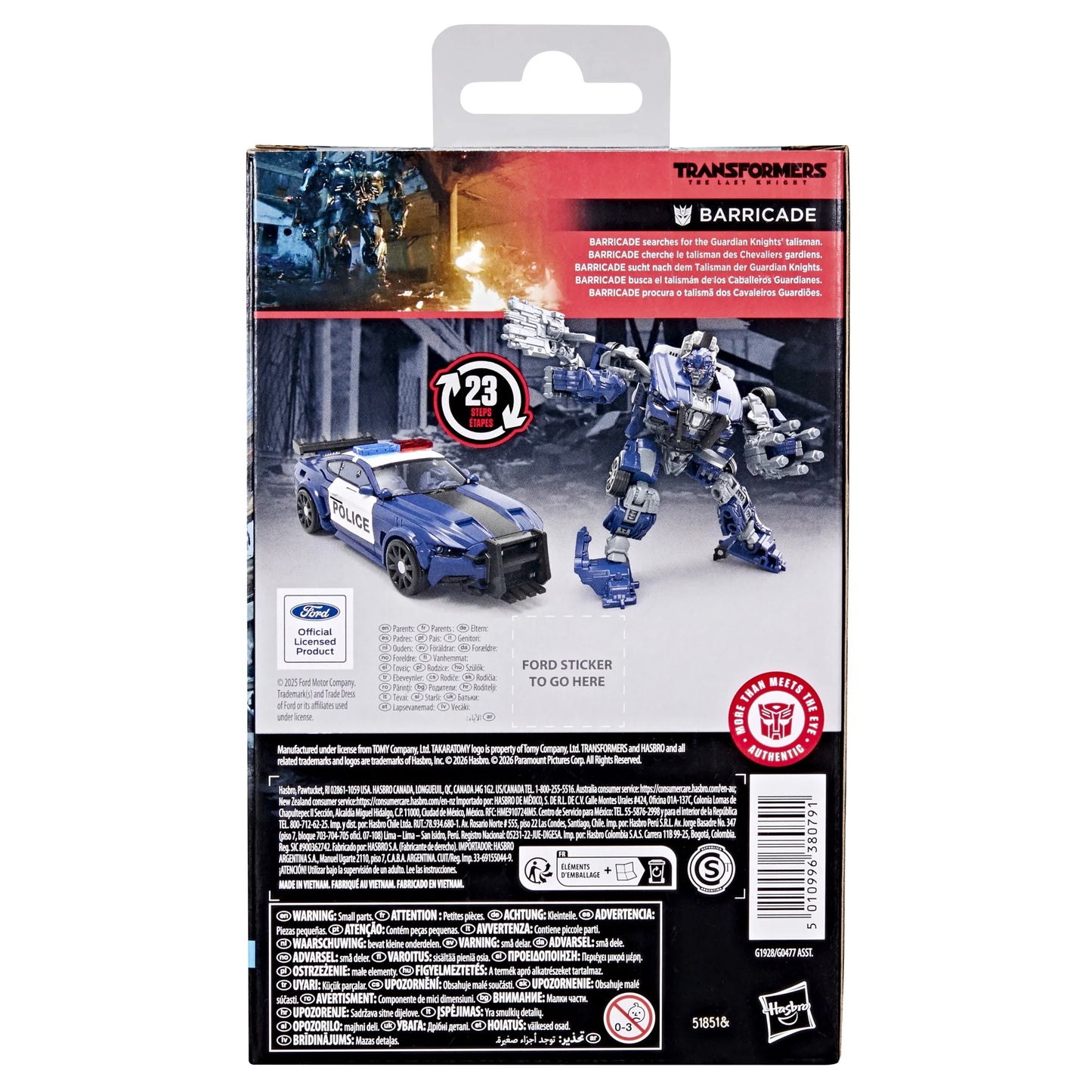 Transformers Studio Series Deluxe Class Transformers: Age of Extinction Barricade *PRE-ORDER*
