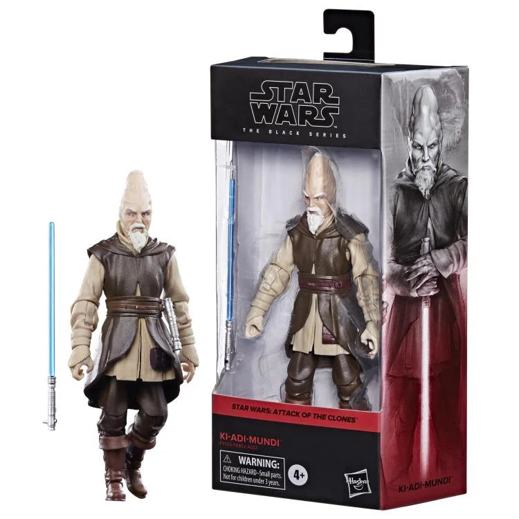 Star Wars Black Attack Of The Clones Ki-Adi-Mundi Action Figure