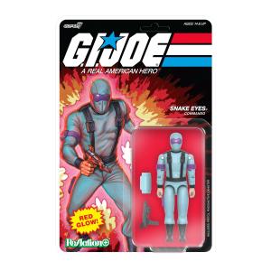 G.I. Joe ReAction+Arctic Snake Eyes Red Glow, Crystal Poison Action Figure