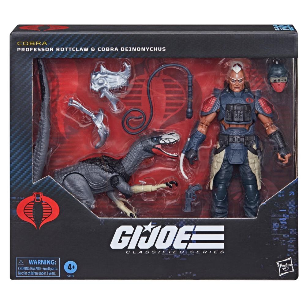 G.I. Joe Classified Series Professor Rottclaw & Cobra Deinonychus Action Figure